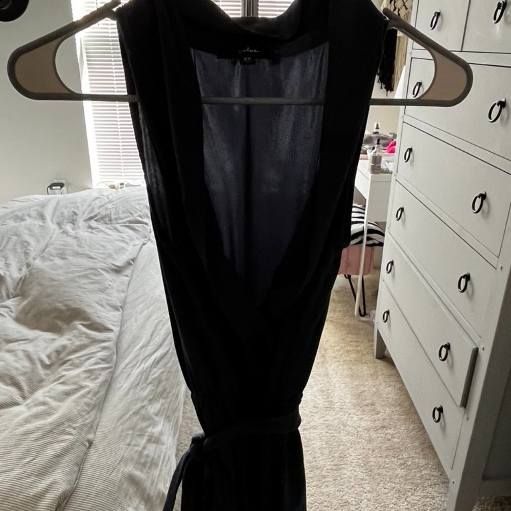 Lulu's Navy Blue Jumpsuit